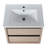 24" Bathroom Vanity With 2 Soft Close Drawers, Ceramic Basin