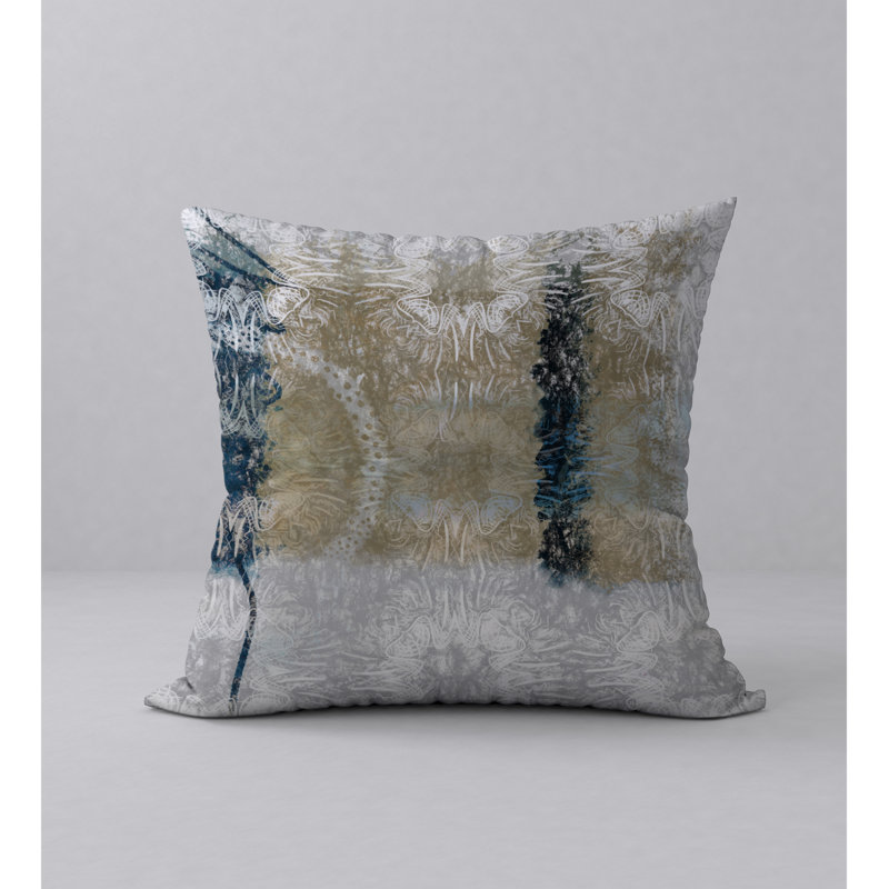 Housse de coussin décorative carrée et insert, 18 po x 18 po