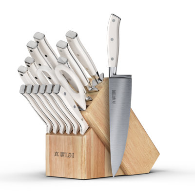 15-Piece Kitchen Knife Block Set