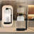 Warm candle lamp with timer for table and sofa with timer black-1231636762