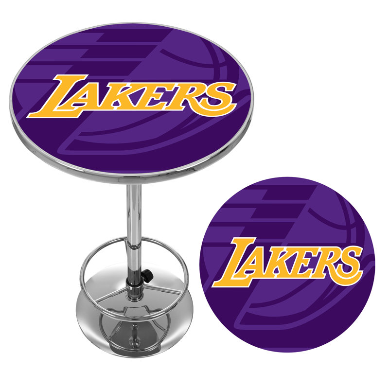 Table de bar NBA Fade avec repose-pieds, Lakers de Los Angeles