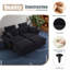 Canapé modulaire à assise profonde, canapé confortable avec repose-pieds Cloud, causeuse, canapé modulaire rembourré en velours côtelé 85,8 po pour salon, appartement et studio-114249310
