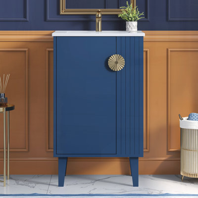 20-inch Bathroom Vanity with Ceramic Sink