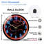 Horloge murale Neon Snake
