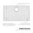 Whitehaus stainless steel kitchen sink grid for model WHNCM3219