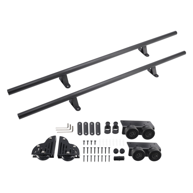 Rolling Library Sliding Ladder Hardware Kit With Brake