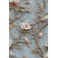 Papier peint floral, oiseaux, double rouleau mural classique amovible