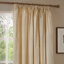 Hebden 100% Cotton Blackout Pencil Pleat Curtains-121434973-121434986