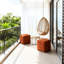 Tabouret brun en velours côtelé, tissu confortable et respirant, mousse à haute résilience, structure en bois, repose-pieds carré prêt à l'emploi, pour un confort respirant, un design et une fonction polyvalente-1119795905