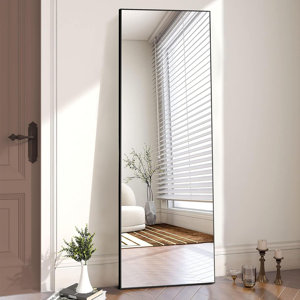 Tapio Aluminum Rectangle Floor Mirror