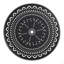 All-Weather Cast Aluminum Dining Set, Include Swivel Chairs And Round Table With Black Frame-2048960135