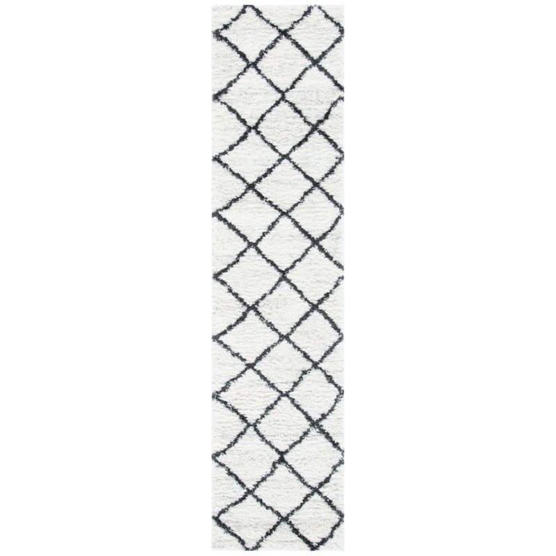 Tapis à performance géométrique Powe, Tapis de couloir 2 pi 2 po x 9 pi