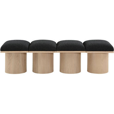 Horatia Boucle Upholstered Bench