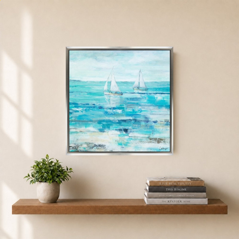 Duo de voiliers par Lorenzo Collective - Impression sur toile