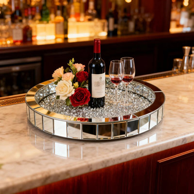 Glass Decorative Tray