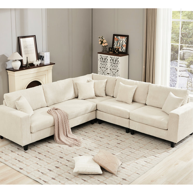 Comfortable Oversized Modular Sofa Set For Living Room, Stylish And Versatile
