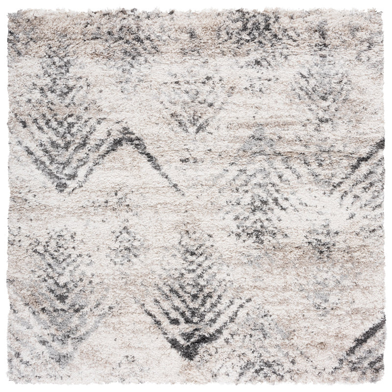Tapis à motif géométrique Cockrell Performance, Carré 7 pi 8 po