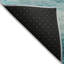 Tapis bleu sarcelle lavable à la machine intérieur / extérieur Lizabeta-1289004640