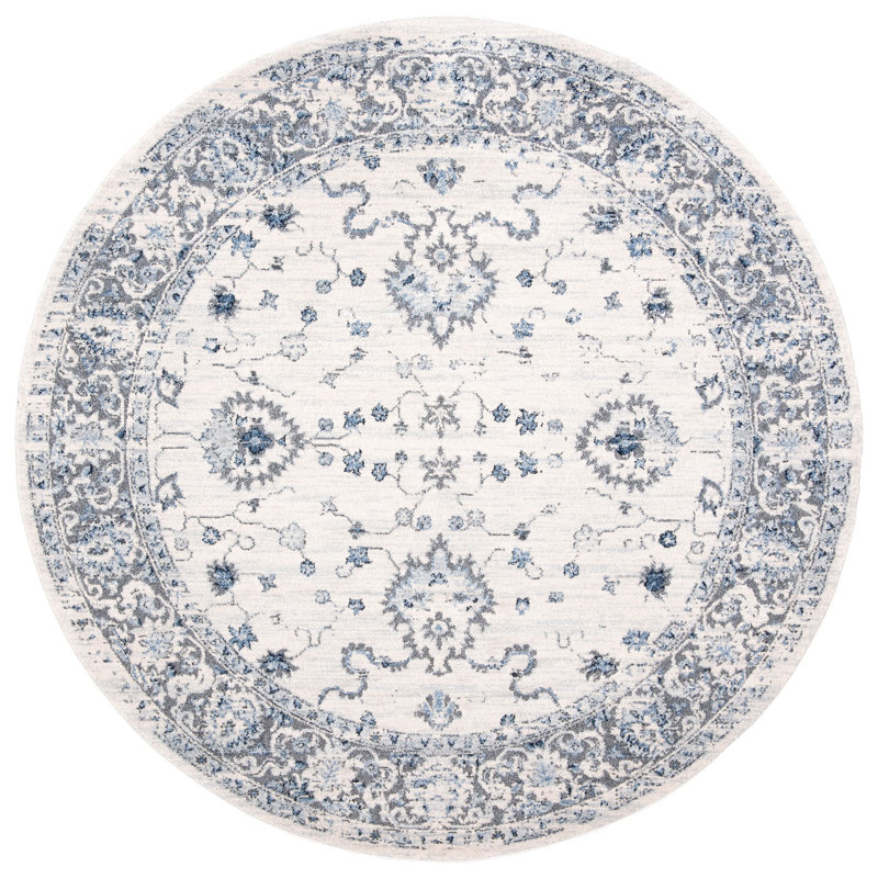 Rey Performance Oriental Rug, Round 6'7" x 6'7"