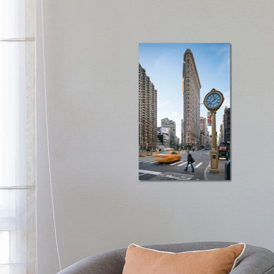 Flatiron Building, New York City, USA by Jan Becke - Wrapped Canvas Print