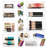 16Pcs Clear Drawer Storage Plastic Stackable Drawer Trays Anti-Slip Dividers Organizers