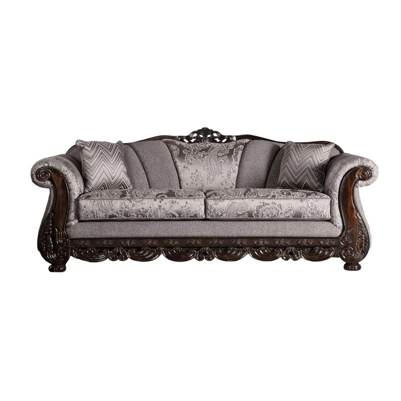 Canapé l 93,4 po, gris, Gris