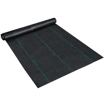 6.5FTx300FT Premium Weed Barrier Fabric Heavy Duty 3OZ, Woven Weed
