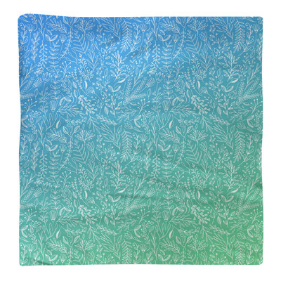 Polyester Floral Square Napkin