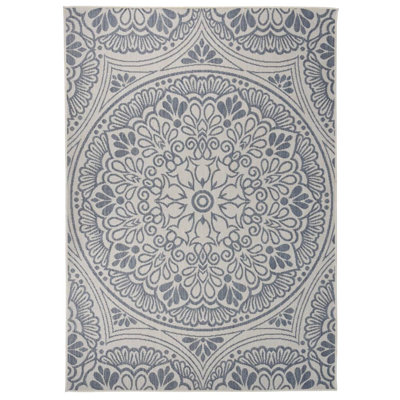 Luro Floral Hand Woven Indoor / Outdoor Area Rug
