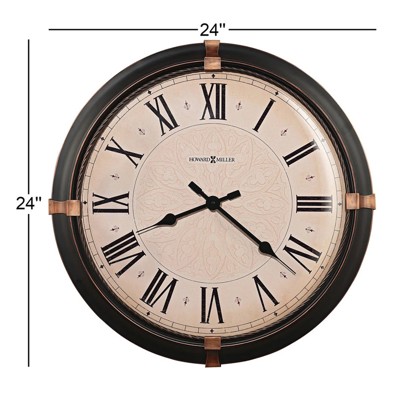 Oversized Atwater 24" Wall Clock