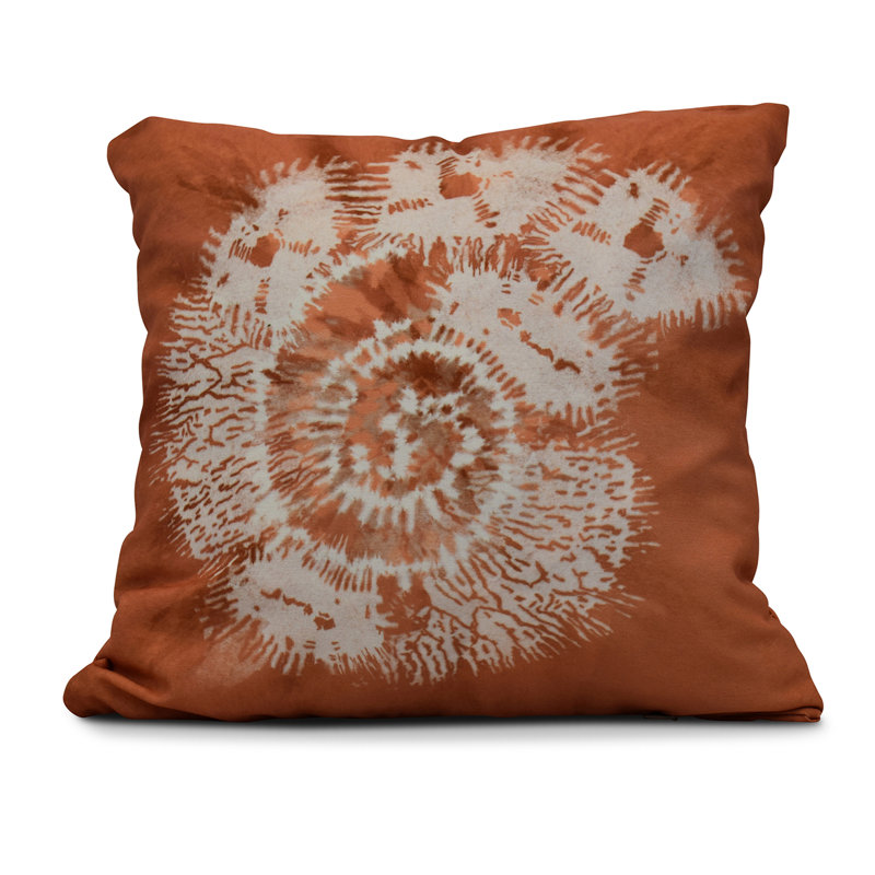 Housse de coussin carrée extérieure/insert, H 18 po x l 18 po, Corail
