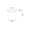État, borne 9 po, 10 W, noir-133363412