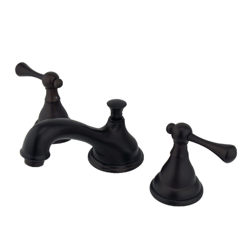 Widespread Bathroom Faucet with Drain Assembly, Oil Rubbed Bronze