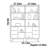Light luxury high appearance level bookcase