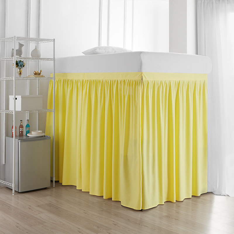 Jupe de lit 60 po, Jaune