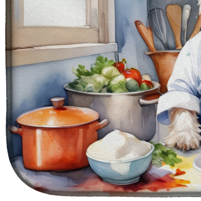 Tapis de séchage Westie The Chef