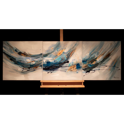Hand -painted Singing Water Acrylic Painting