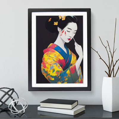 Drip Geisha No.5 - Framed Print