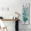 «Loose Bouquet Of Flowers 2 Blue Grey» par Silvia Vassileva, art mural sur toile-794372604