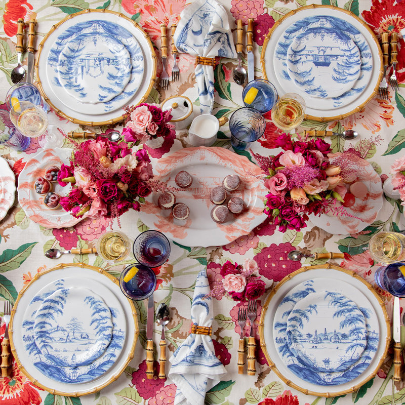 Country Estate Party Plate Assorted 4 - Piece Set