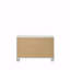 Table de chevet finition perle blanche