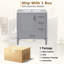 Meuble-lavabo 30 po avec lavabo en céramique-762589384
