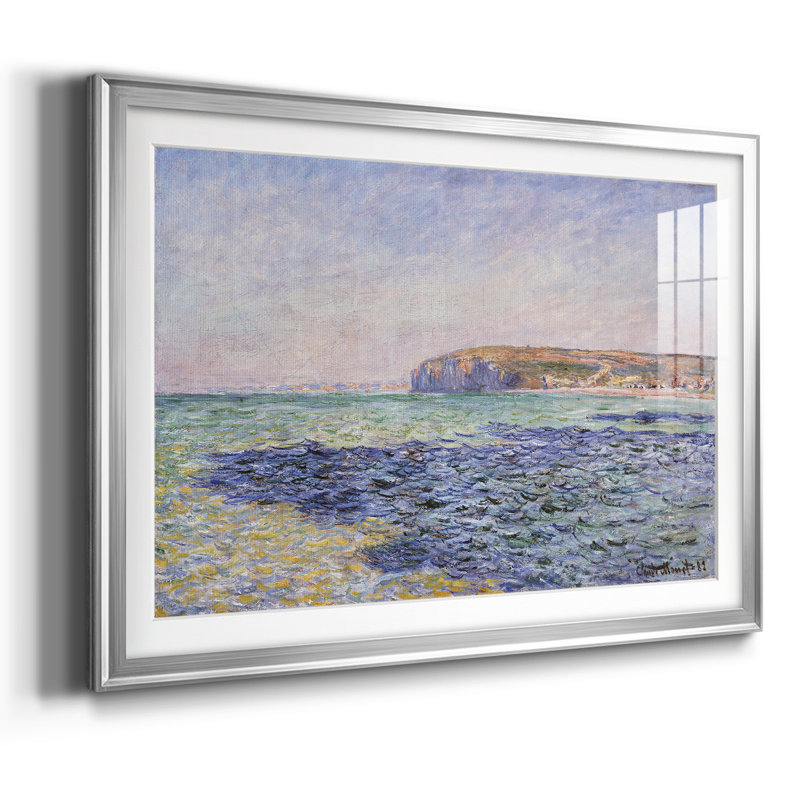 Monet, impression encadrée sur papier par Claude Monet, H 15 po x l 21 po x P 1,5 po, Argent