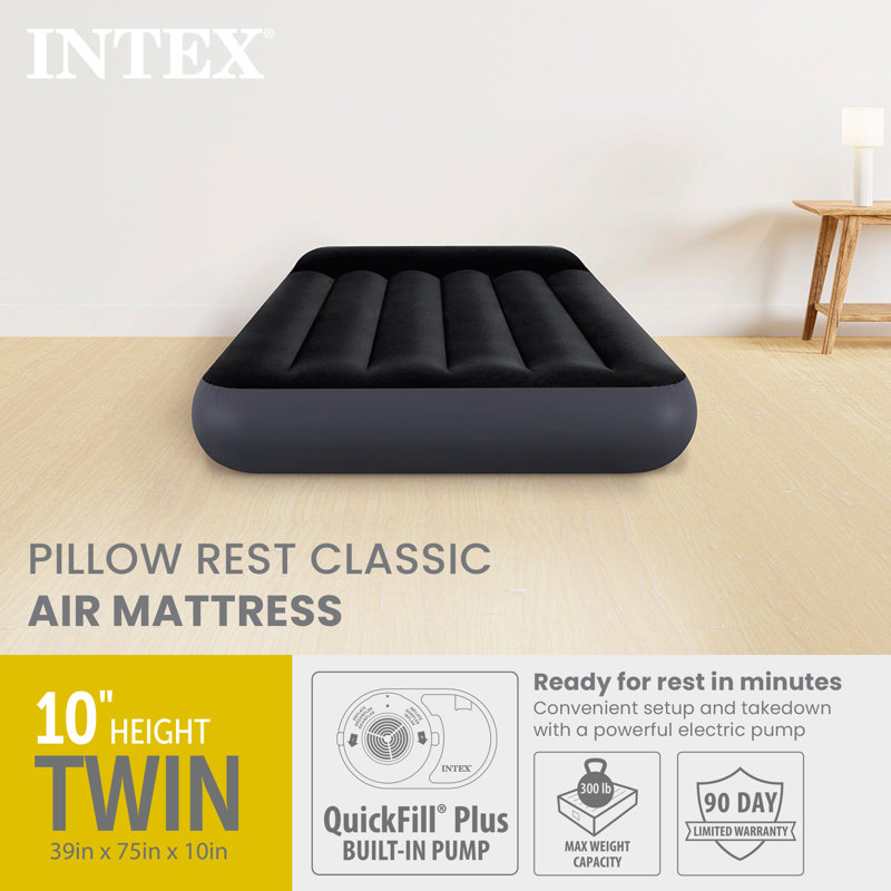 Matelas gonflable gonflable avec pompe intégrée Intex Dura, Simple