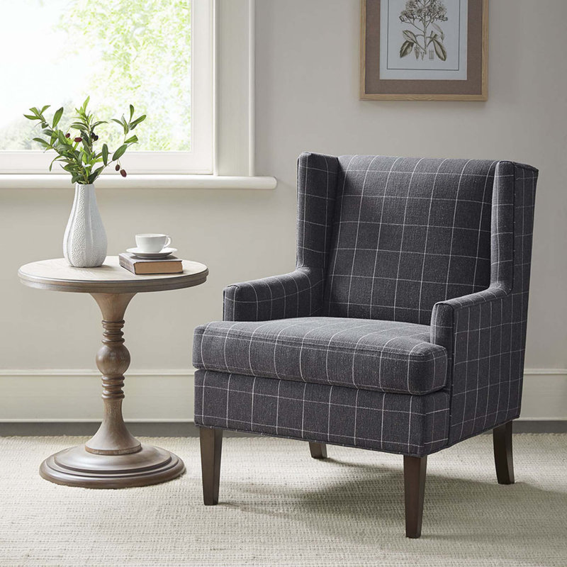 Chaise d'appoint Decker, Gris anthracite