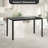 Dining Table for 4-6 Person,47" Rectangular Wooden Dining Table Top and Metal Frame for Home Kitchen Dining Desk