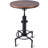 Anguel Pine Round Solid Wood Top Metal Base Dining Table-1969982026