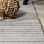 Tapis intérieur / extérieur rayé gris / ivoire Aarhus-266583030