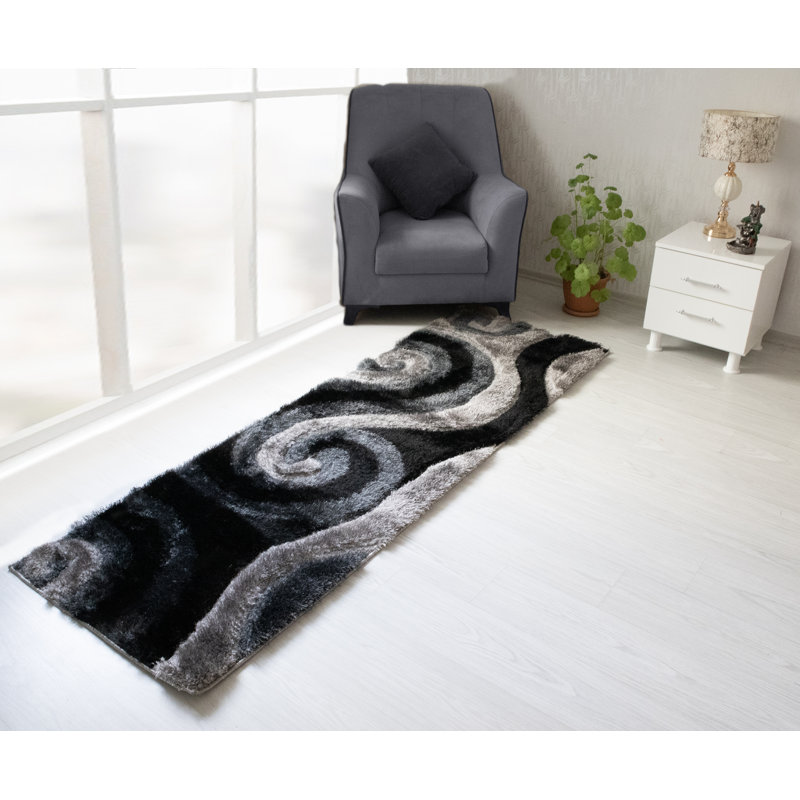 Derval Abstract Rug, Rectangle 2' x 7'