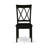 7 Piece Dining Table Set Consist of a Rectangle Dining Room Table with Butterfly Leaf and 6 Wood Seat Chairs, Black